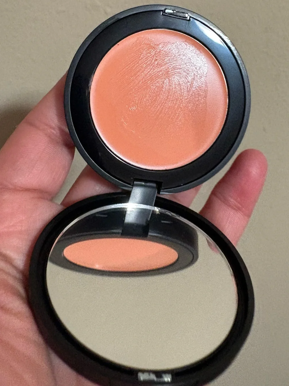Melt Cosmetics—Cream Blushlight —cali dream Peachy Like New I Just Swatch.